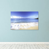 Toile USA, Hawaii, Maui, Surf entrant à Makena (Insitu (Plancher de Bois))