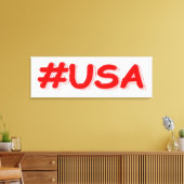 Toile "#USA" Joli design. Commandez dès maintenant  (Insitu(Salon))
