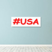 Toile "#USA" Joli design. Commandez dès maintenant  (Insitu (Plancher de Bois))