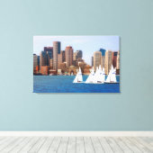 Toile USA, Massachusetts. Boston Waterfront Skyline 4 (Insitu (Plancher de Bois))