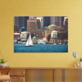 Toile USA, Massachusetts. Skyline Waterfront de Boston 2 (Insitu(Salon))