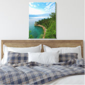 Toile USA, Michigan. Formation 3 de rock de Miner's Cast (Insitu(Chambre))