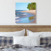 Toile USA, Michigan. Plage De 12 Km (Insitu(Chambre))