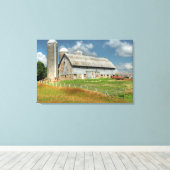 Toile USA, Minnesota Grange Et Silo (Insitu (Plancher de Bois))