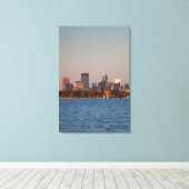 Toile USA, Minnesota, Minneapolis, City Skyline (Insitu (Plancher de Bois))
