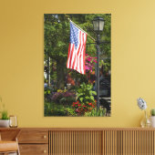 Toile USA, New York, Lewiston. drapeau américain attaché (Insitu(Salon))