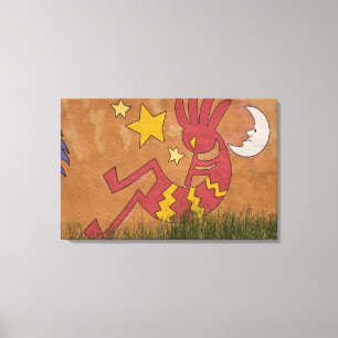 Toile USA, Nouveau Mexique, Père Noël Fe. Murale murale