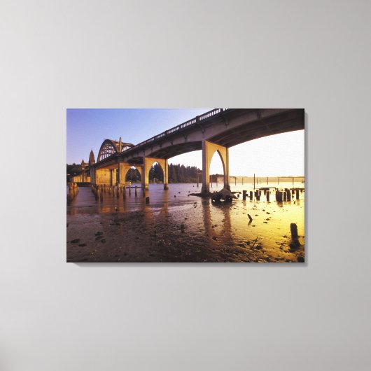 Toile USA, Oregon, Florence. Siuslaw Bridge et (Recto)