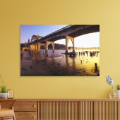 Toile USA, Oregon, Florence. Siuslaw Bridge et (Insitu(Salon))