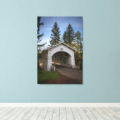 Toile USA, Oregon, Scio, Hannah Bridge 2 (Insitu (Plancher de Bois))