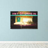 Toile USA, Tennessee, Memphis : Elvis Presley (Insitu (Plancher de Bois))