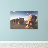 Toile USA, TEXAS, zone de Panhandle, Amarillo : Cadillac (Insitu (Plancher de Bois))