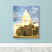 Toile USA, Washington DC, Capitol building (Insitu (Plancher de Bois))