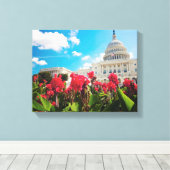 Toile USA, Washington DC, Capitol Building (Insitu (Plancher de Bois))