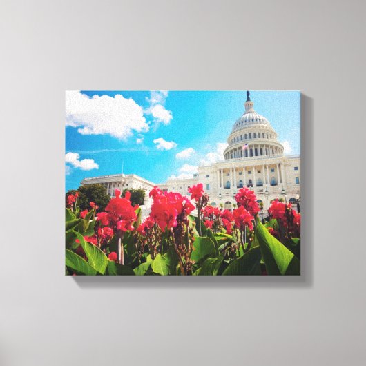 Toile USA, Washington DC, Capitol Building (Recto)