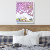 Toile USA, Washington DC, Cherry tree in floraison (Insitu(Chambre))