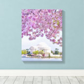 Toile USA, Washington DC, Cherry tree in floraison (Insitu (Plancher de Bois))