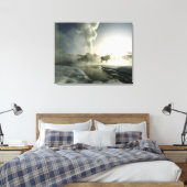 Toile USA, Wyoming, Parc National de Yellowstone. Soleil (Insitu(Chambre))