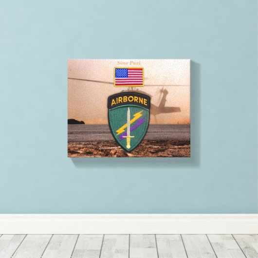 Toile USACAPOC Special Ops vétérans patch (Insitu (Plancher de Bois))