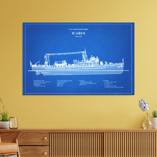 Toile USCG Cutter Icarus wpc-110 - ABD (Insitu(Salon))