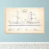 Toile USCG Cutter Itasca - SBD (Insitu (Plancher de Bois))