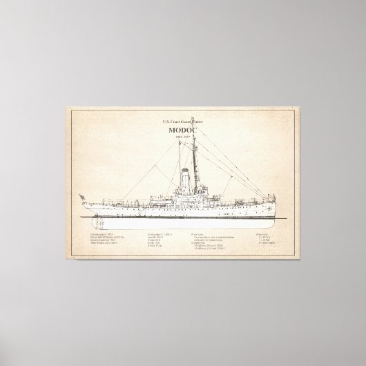 Toile USCG Cutter Modoc wpg-46 - SBD (Recto)