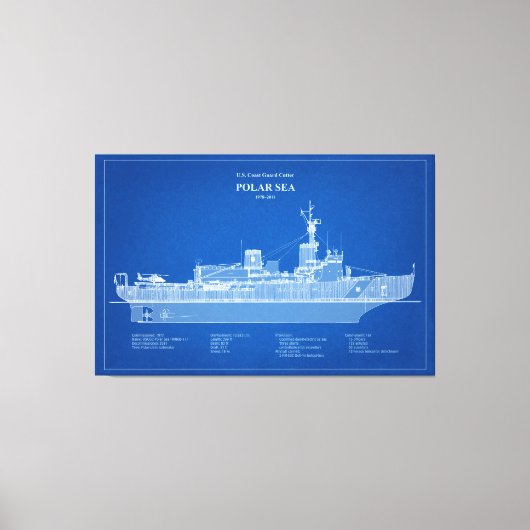 Toile USCG Cutter Polar Sea wagb-11 - ABD (Recto)