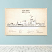 Toile USCG Cutter Polar Sea wagb-11 - SBD (Insitu (Plancher de Bois))