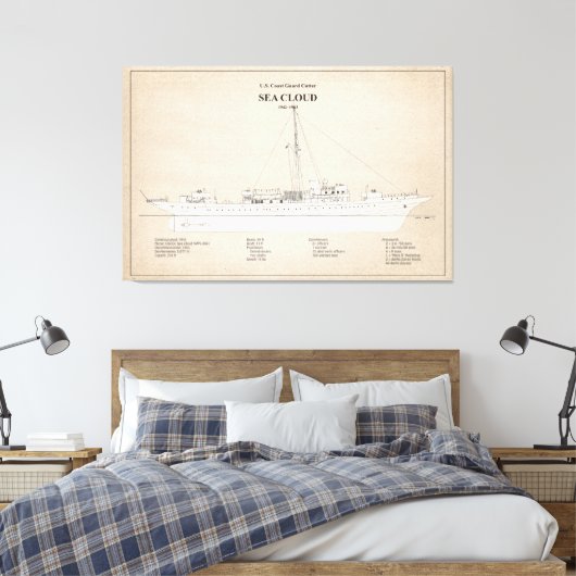 Toile USCG Cutter Sea Cloud wpg-284 - SBD (Insitu(Chambre))