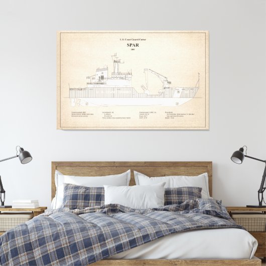 Toile USCG Cutter Spar wlb-206 - SBD (Insitu(Chambre))