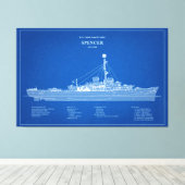 Toile USCG Cutter Spencer wpg-36 - ABD (Insitu (Plancher de Bois))