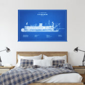 Toile USCG Lighthouse Tender Goldenrod - ABD (Insitu(Chambre))