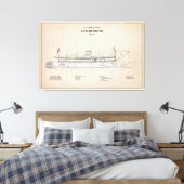 Toile USCG Lighthouse Tender Goldenrod - SBD (Insitu(Chambre))