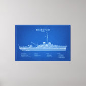 Toile USCG Roger B. Taney whec-37 - ABD (Recto)