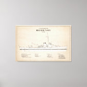 Toile USCG Roger B. Taney whec-37 - SBD (Recto)