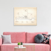 Toile USCG Tender Fir wlm-212 - SBD (Insitu(Salon))
