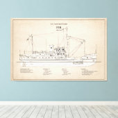 Toile USCG Tender Fir wlm-212 - SBD (Insitu (Plancher de Bois))