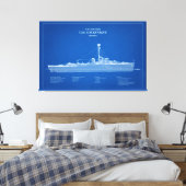 Toile USCG USS Albuquerque PF-7 - ABD (Insitu(Chambre))