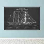Toile USCGC Alexander Hamilton wix-272 - ABD (Insitu (Plancher de Bois))