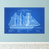 Toile USCGC Alexander Hamilton wix-272 - ABD (Insitu (Plancher de Bois))