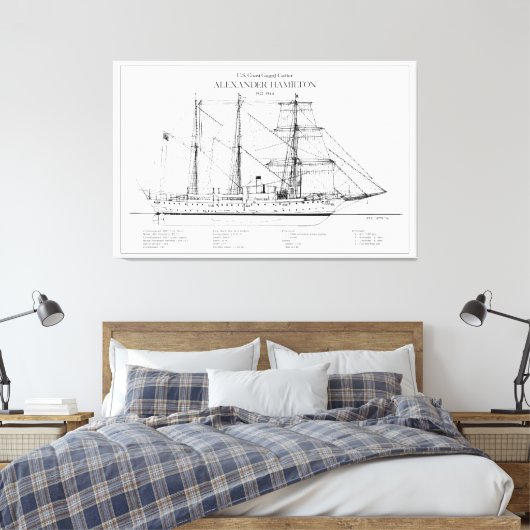 Toile USCGC Alexander Hamilton wix-272 - SBD (Insitu(Chambre))