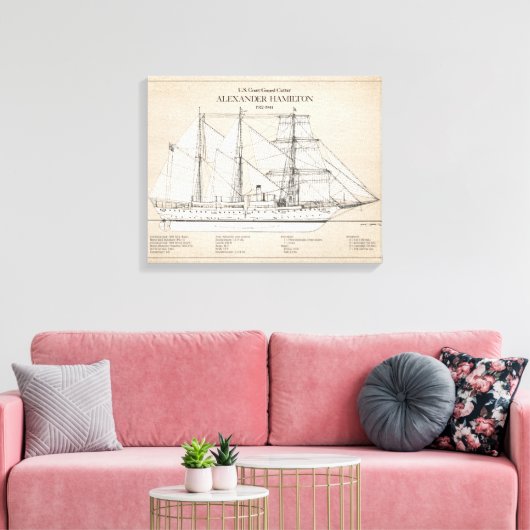Toile USCGC Alexander Hamilton wix-272 - SBD (Insitu(Salon))