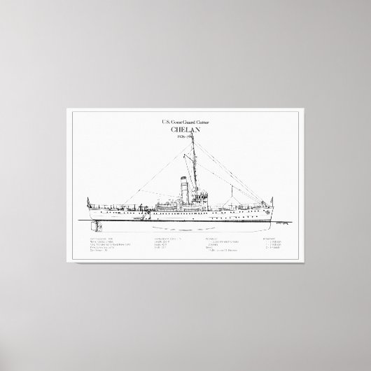 Toile USCGC Chelan - SBD (Recto)