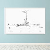 Toile USCGC Chelan - SBD (Insitu (Plancher de Bois))
