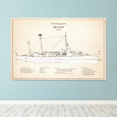 Toile USCGC Duane wpg-33 - SBD (Insitu (Plancher de Bois))