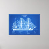 Toile USCGC Eagle wix-327 - ABD (Recto)