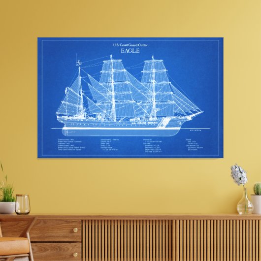 Toile USCGC Eagle wix-327 - ABD (Insitu(Salon))