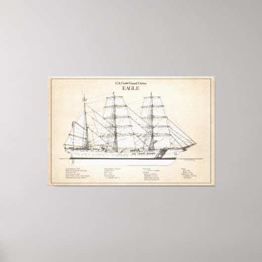 Toile USCGC Eagle wix-327 - SBD (Recto)