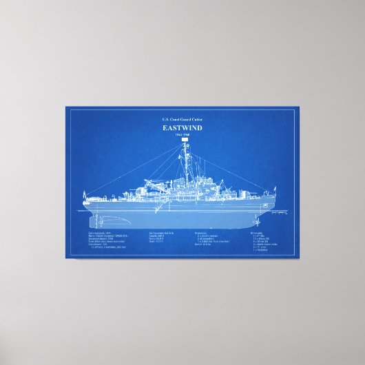 Toile USCGC Eastwind wagb-279 - ABD (Recto)