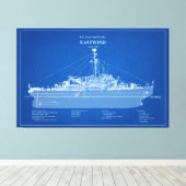 Toile USCGC Eastwind wagb-279 - ABD (Insitu (Plancher de Bois))